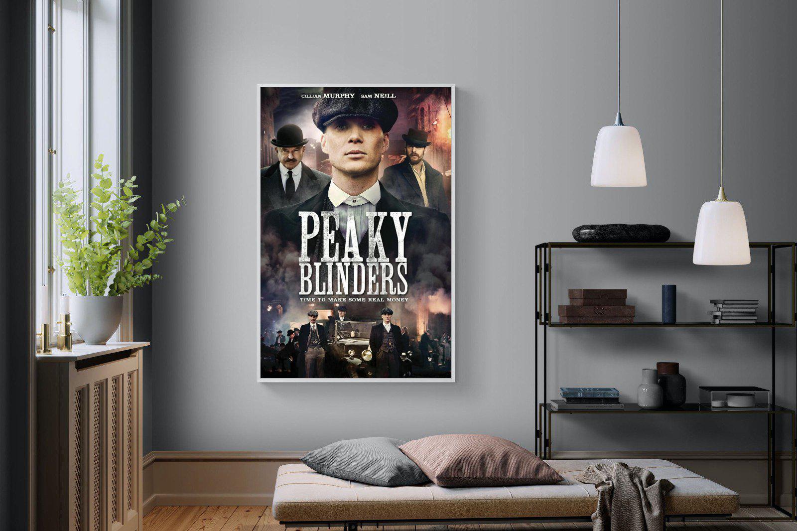 Peaky Blinders-Wall_Art-120 x 180cm-Mounted Canvas-White-Pixalot