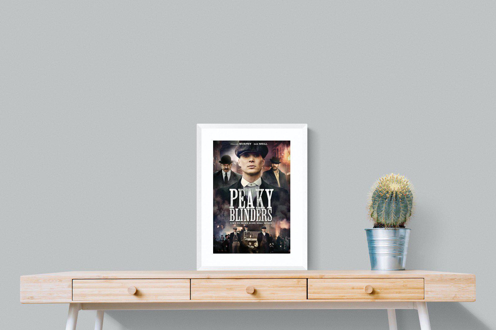 Peaky Blinders-Wall_Art-45 x 60cm-Framed Print-White-Pixalot