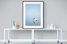 Pelican Blue-Wall_Art-90 x 120cm-Framed Print-Black-Pixalot