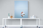 Pelican Blue-Wall_Art-90 x 120cm-Mounted Canvas-No Frame-Pixalot