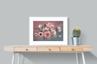 Peonies & Iris-Wall_Art-80 x 60cm-Framed Print-White-Pixalot