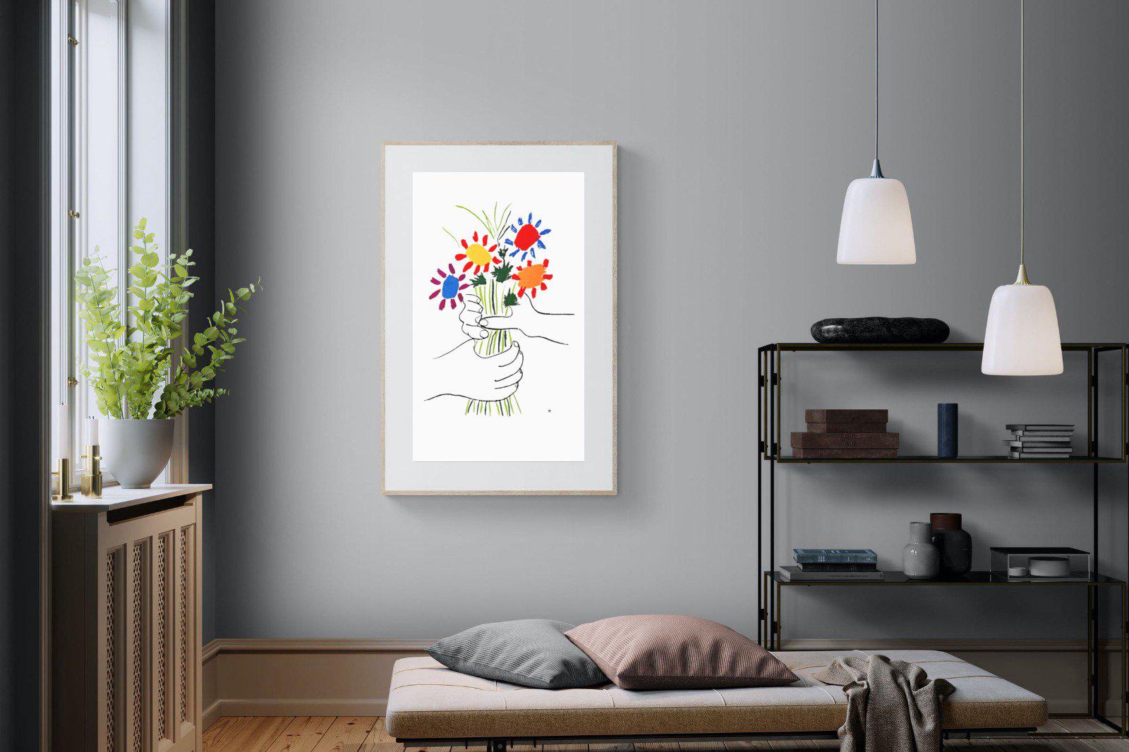 Petite Fleurs-Wall_Art-100 x 150cm-Framed Print-Wood-Pixalot