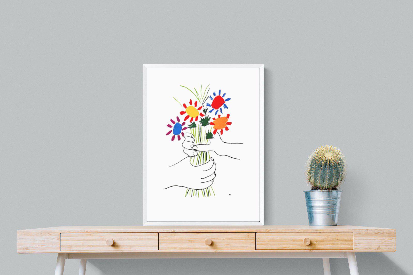 Petite Fleurs-Wall_Art-60 x 80cm-Mounted Canvas-White-Pixalot