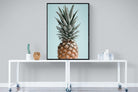 Pineapple-Wall_Art-90 x 120cm-Mounted Canvas-Black-Pixalot
