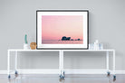 Pink Rocks-Wall_Art-120 x 90cm-Framed Print-Black-Pixalot