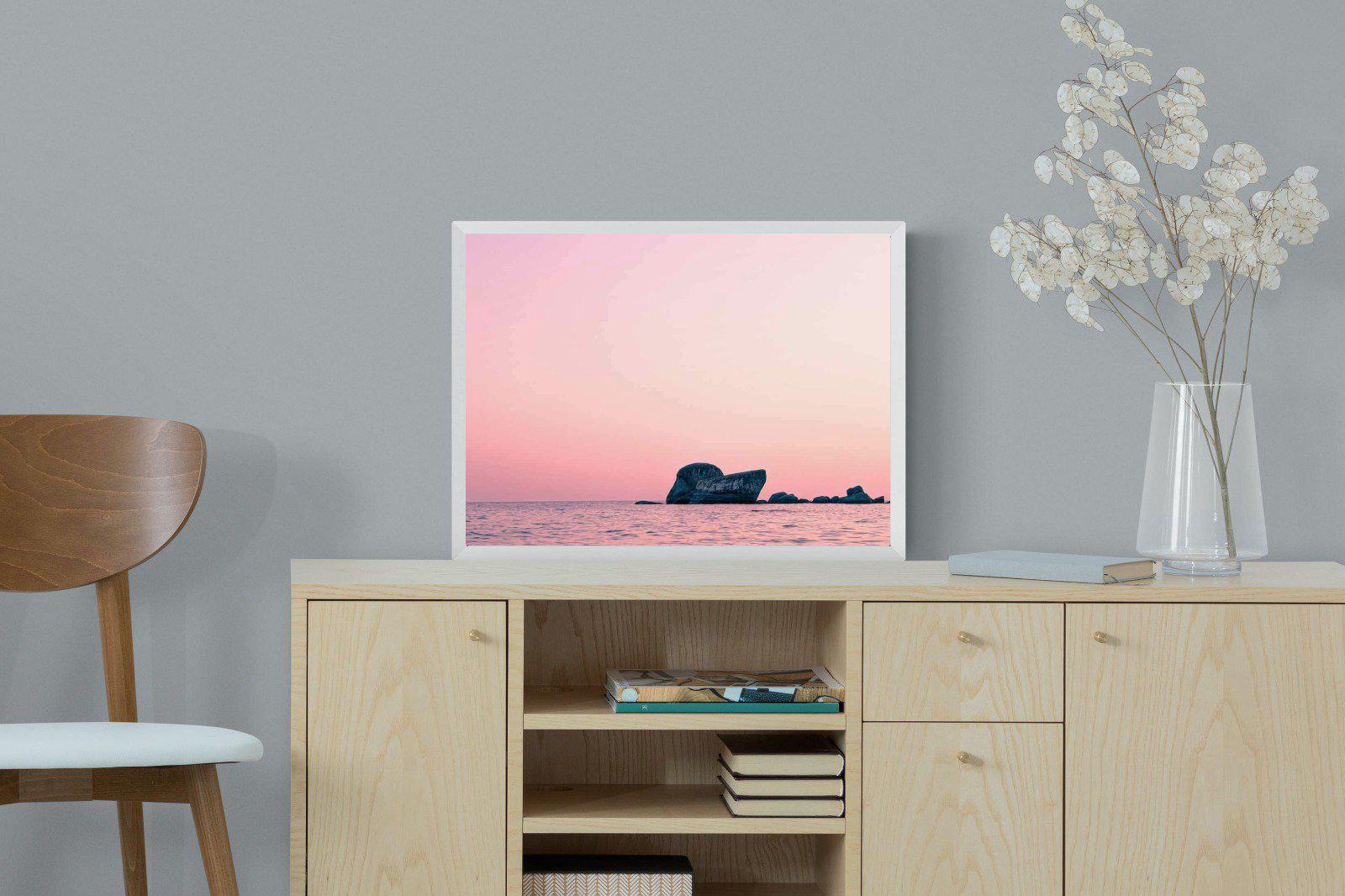 Pink Rocks-Wall_Art-60 x 45cm-Mounted Canvas-White-Pixalot