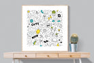 Play Time-Wall_Art-100 x 100cm-Framed Print-Wood-Pixalot