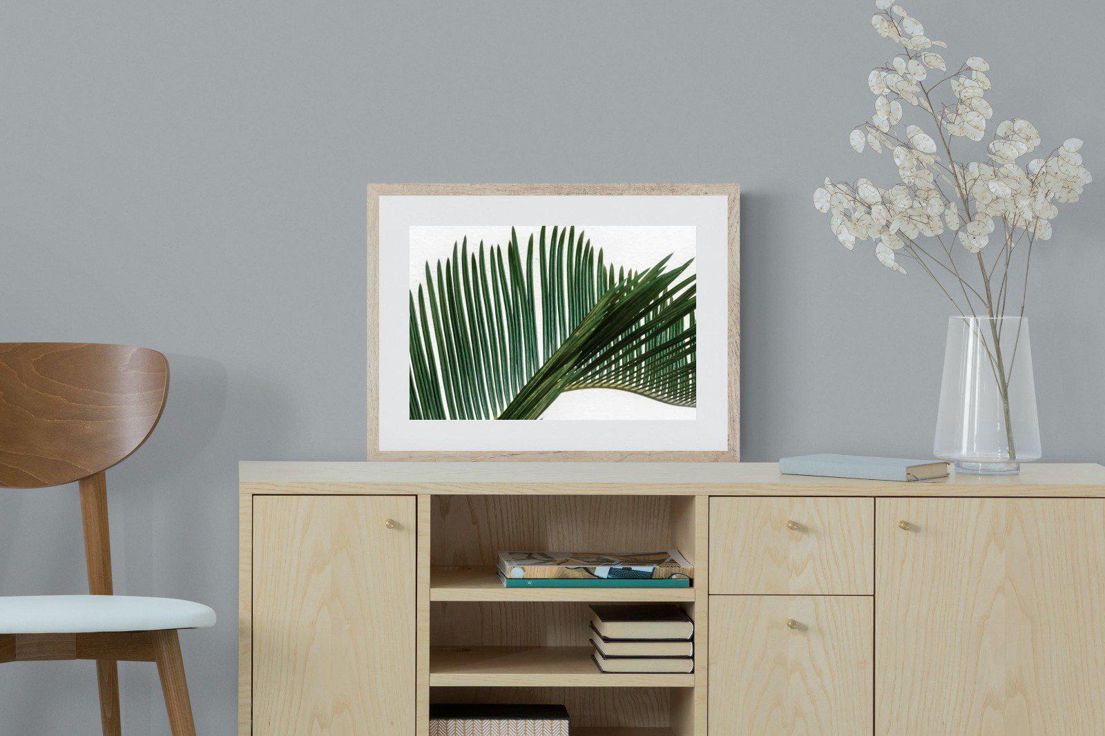 Pointy Frond-Wall_Art-60 x 45cm-Framed Print-Wood-Pixalot