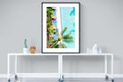 Poolside-Wall_Art-90 x 120cm-Framed Print-Black-Pixalot