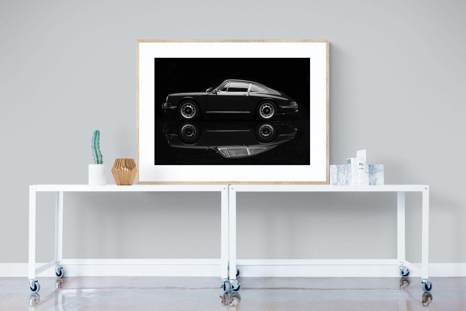 Porsche 911-Wall_Art-120 x 90cm-Framed Print-Wood-Pixalot