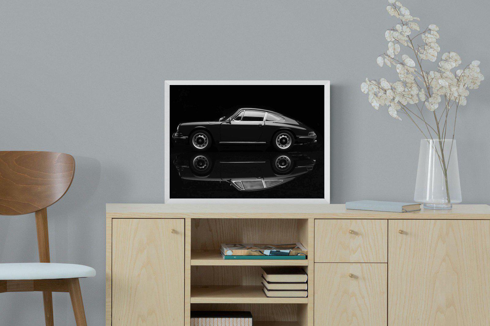 Porsche 911-Wall_Art-60 x 45cm-Mounted Canvas-White-Pixalot