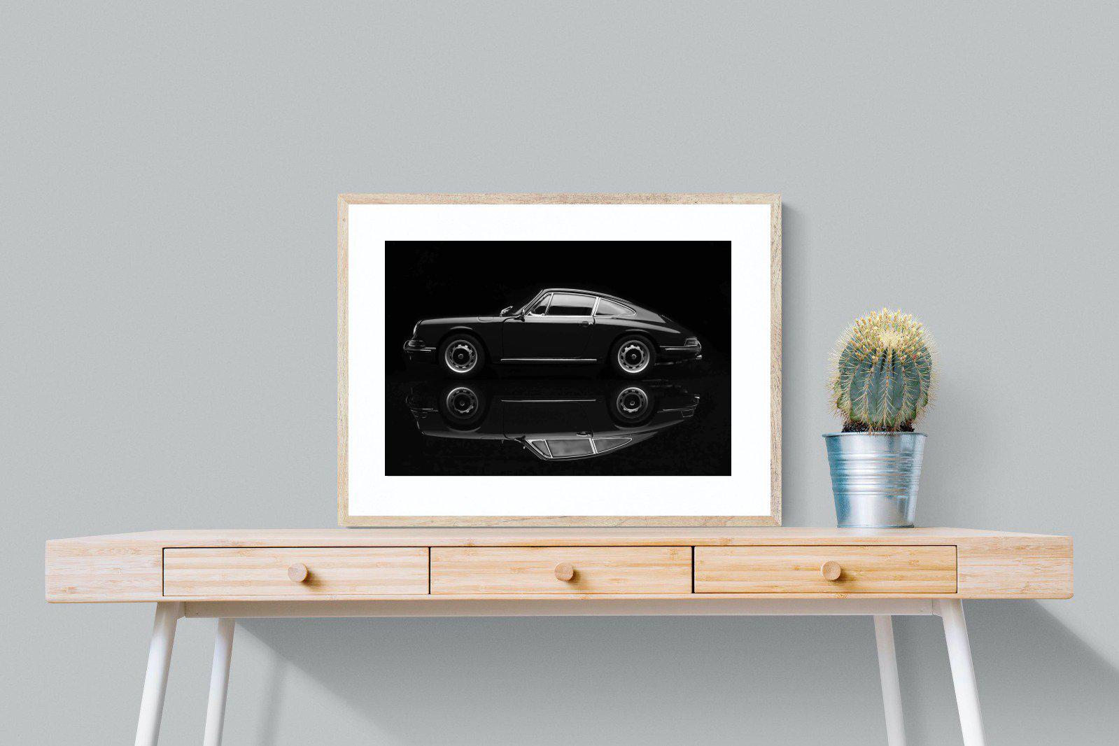 Porsche 911-Wall_Art-80 x 60cm-Framed Print-Wood-Pixalot