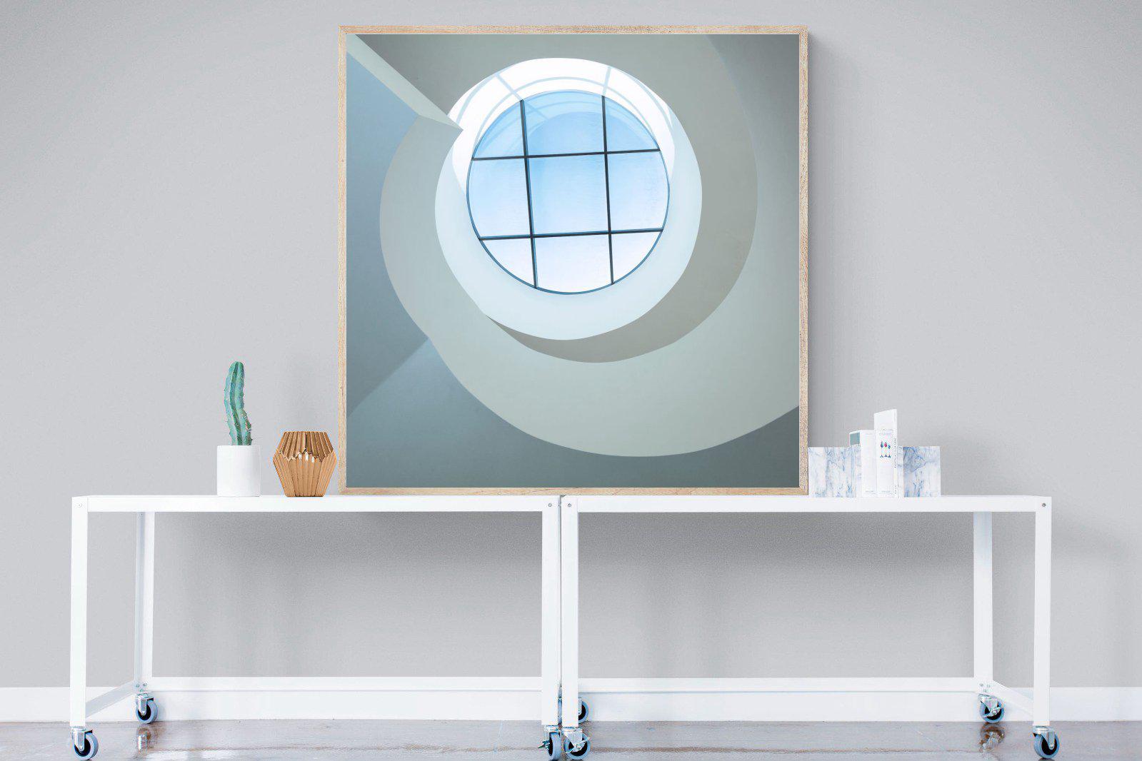 Porthole-Wall_Art-120 x 120cm-Mounted Canvas-Wood-Pixalot