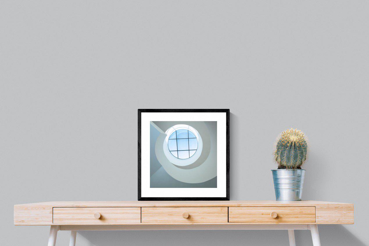 Porthole-Wall_Art-50 x 50cm-Framed Print-Black-Pixalot