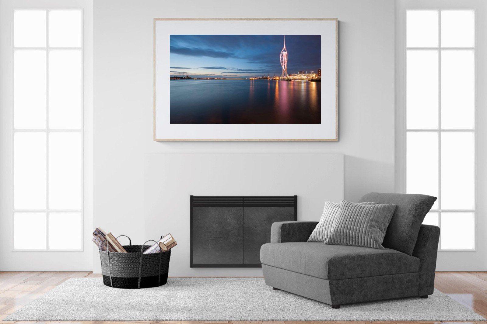 Portsmouth-Wall_Art-150 x 100cm-Framed Print-Wood-Pixalot