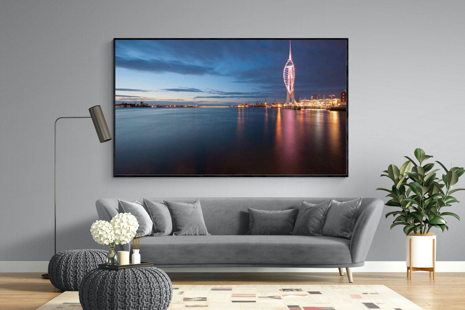 Portsmouth-Wall_Art-220 x 130cm-Mounted Canvas-Black-Pixalot