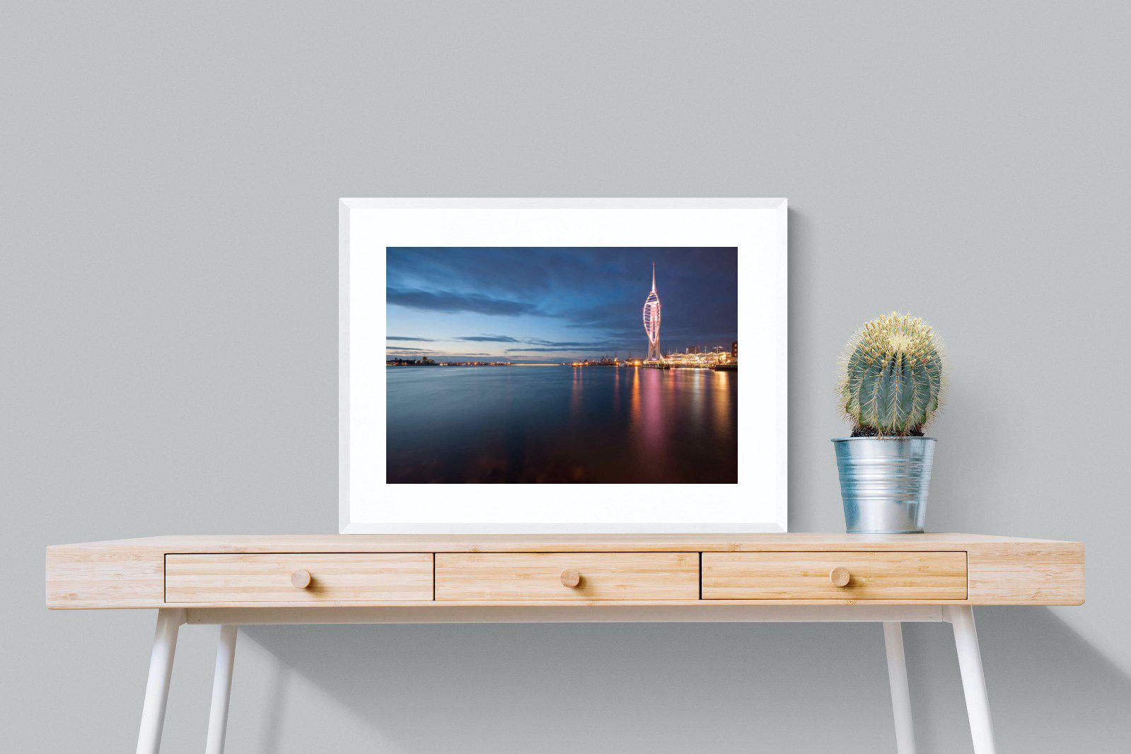 Portsmouth-Wall_Art-80 x 60cm-Framed Print-White-Pixalot