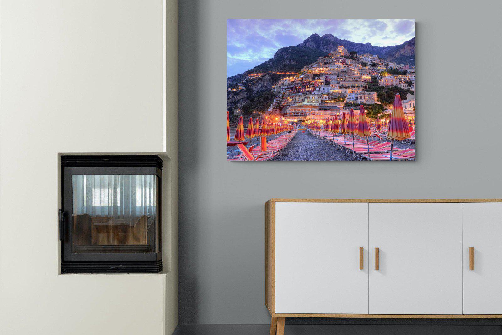 Positano-Wall_Art-100 x 75cm-Mounted Canvas-No Frame-Pixalot
