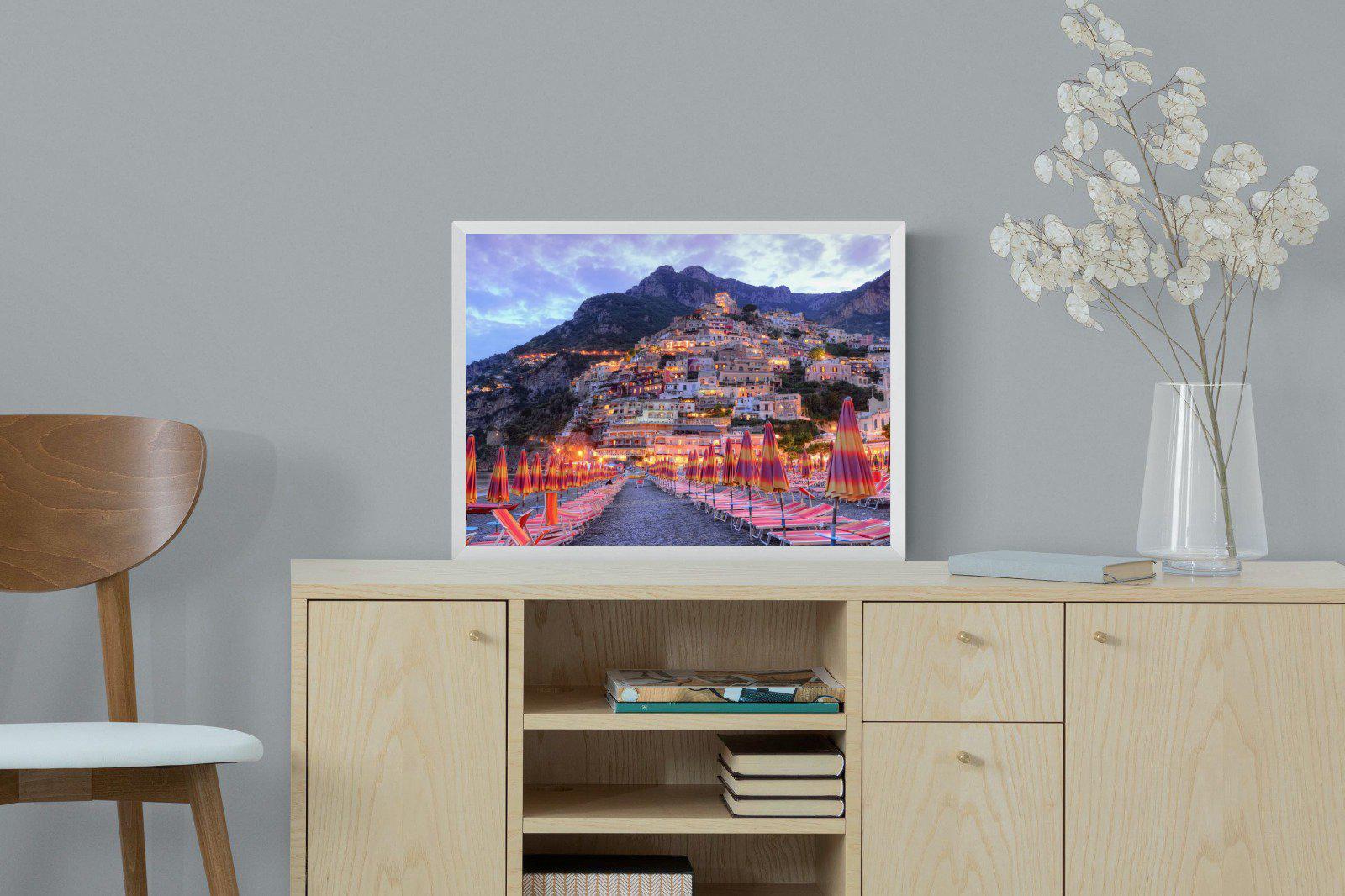 Positano-Wall_Art-60 x 45cm-Mounted Canvas-White-Pixalot