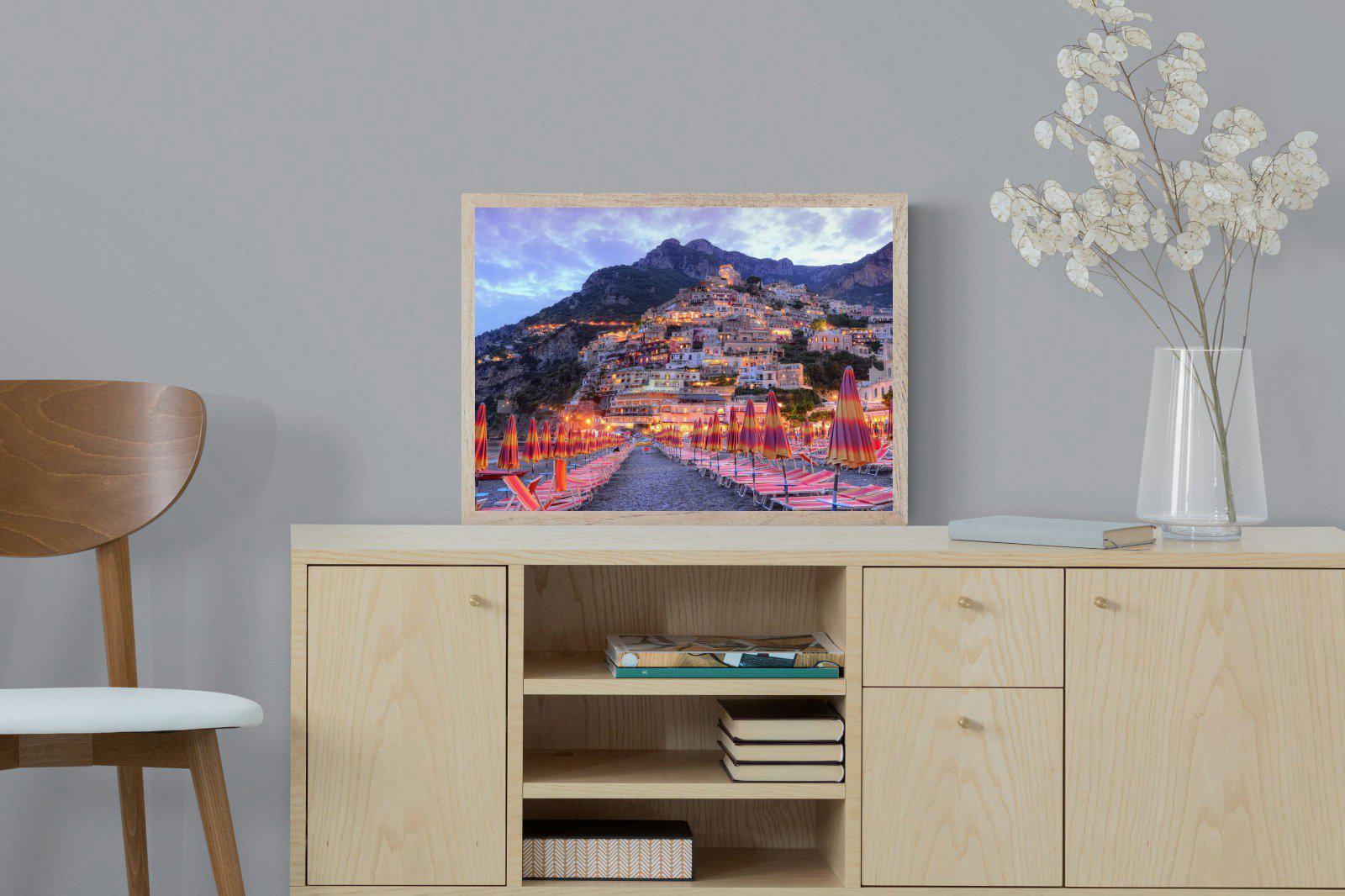 Positano-Wall_Art-60 x 45cm-Mounted Canvas-Wood-Pixalot