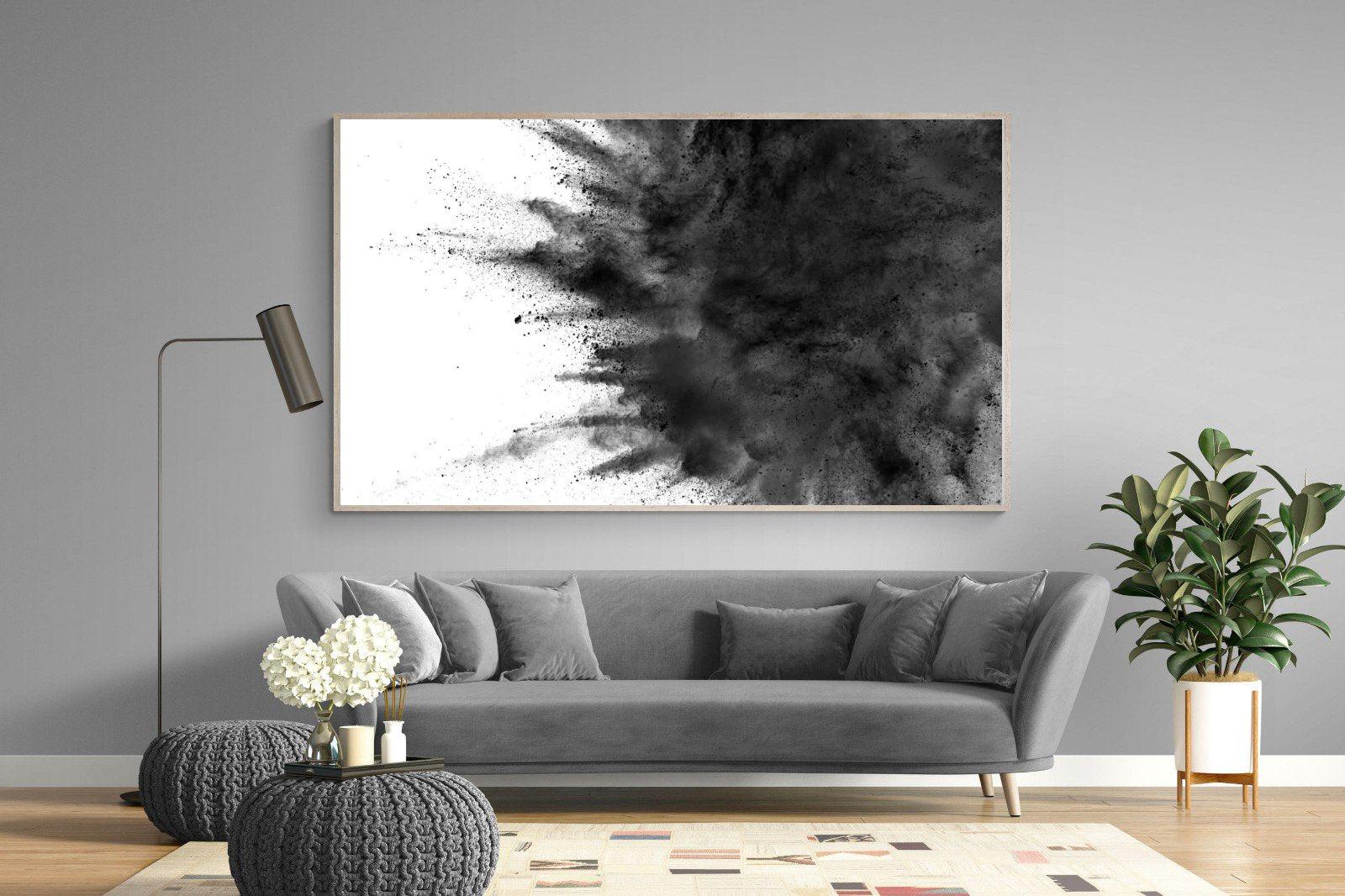 Powder-Wall_Art-220 x 130cm-Mounted Canvas-Wood-Pixalot