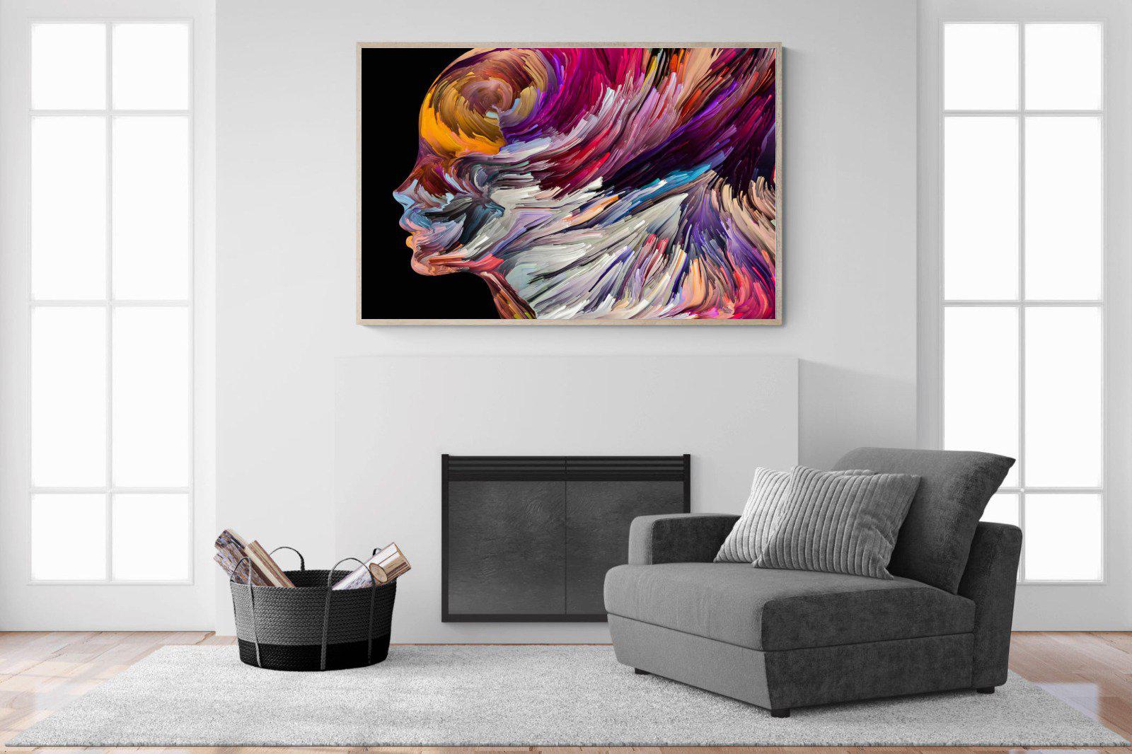 Power of the Mind-Wall_Art-150 x 100cm-Mounted Canvas-Wood-Pixalot