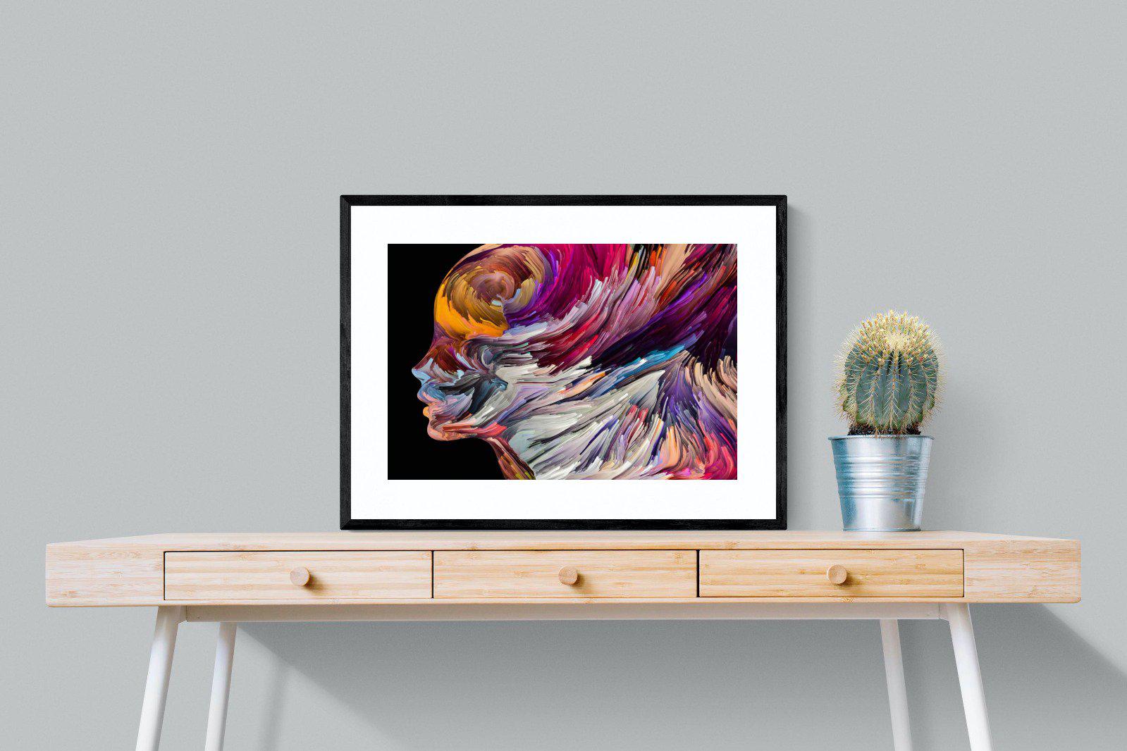 Power of the Mind-Wall_Art-80 x 60cm-Framed Print-Black-Pixalot