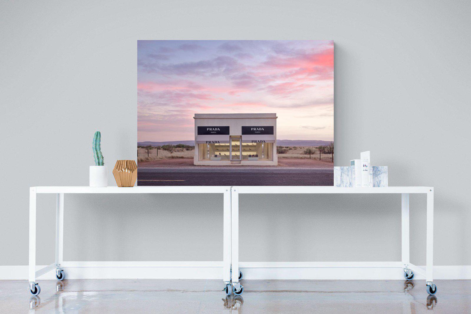 Prada Marfa-Wall_Art-120 x 90cm-Mounted Canvas-No Frame-Pixalot