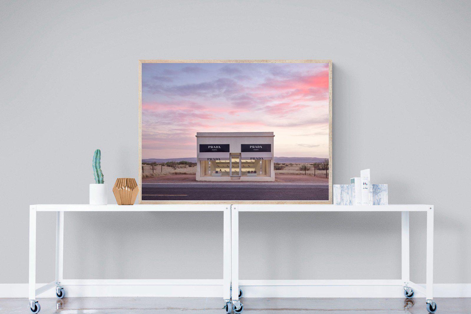 Prada Marfa-Wall_Art-120 x 90cm-Mounted Canvas-Wood-Pixalot