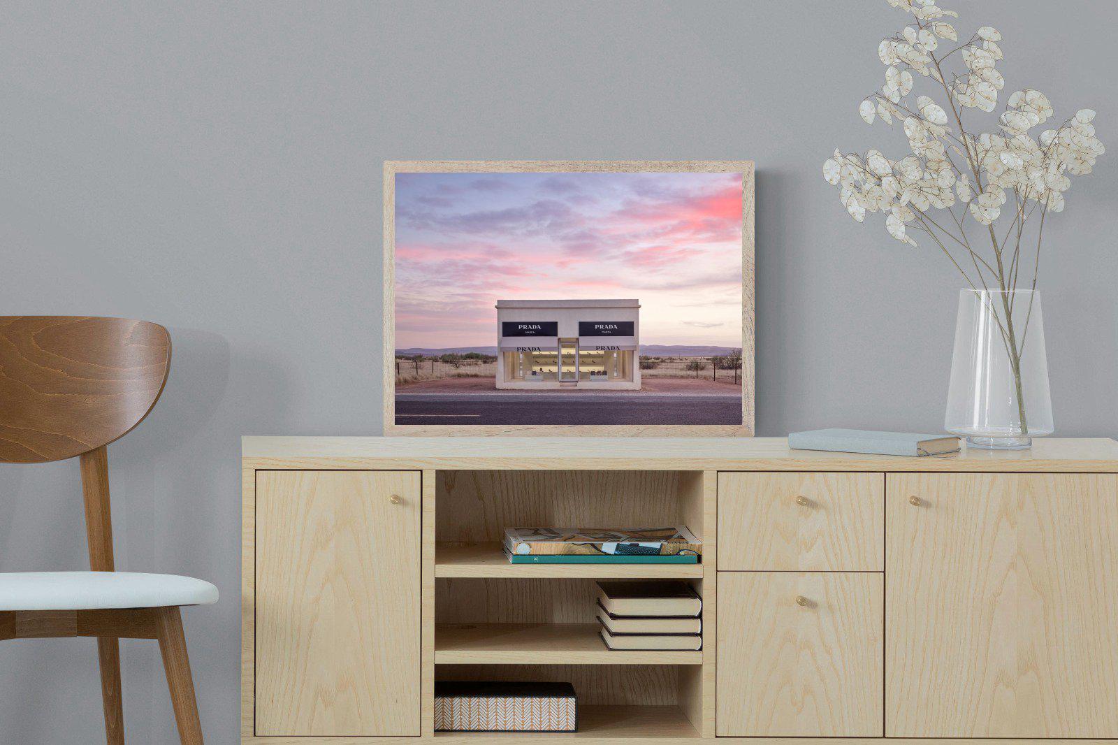 Prada Marfa-Wall_Art-60 x 45cm-Mounted Canvas-Wood-Pixalot