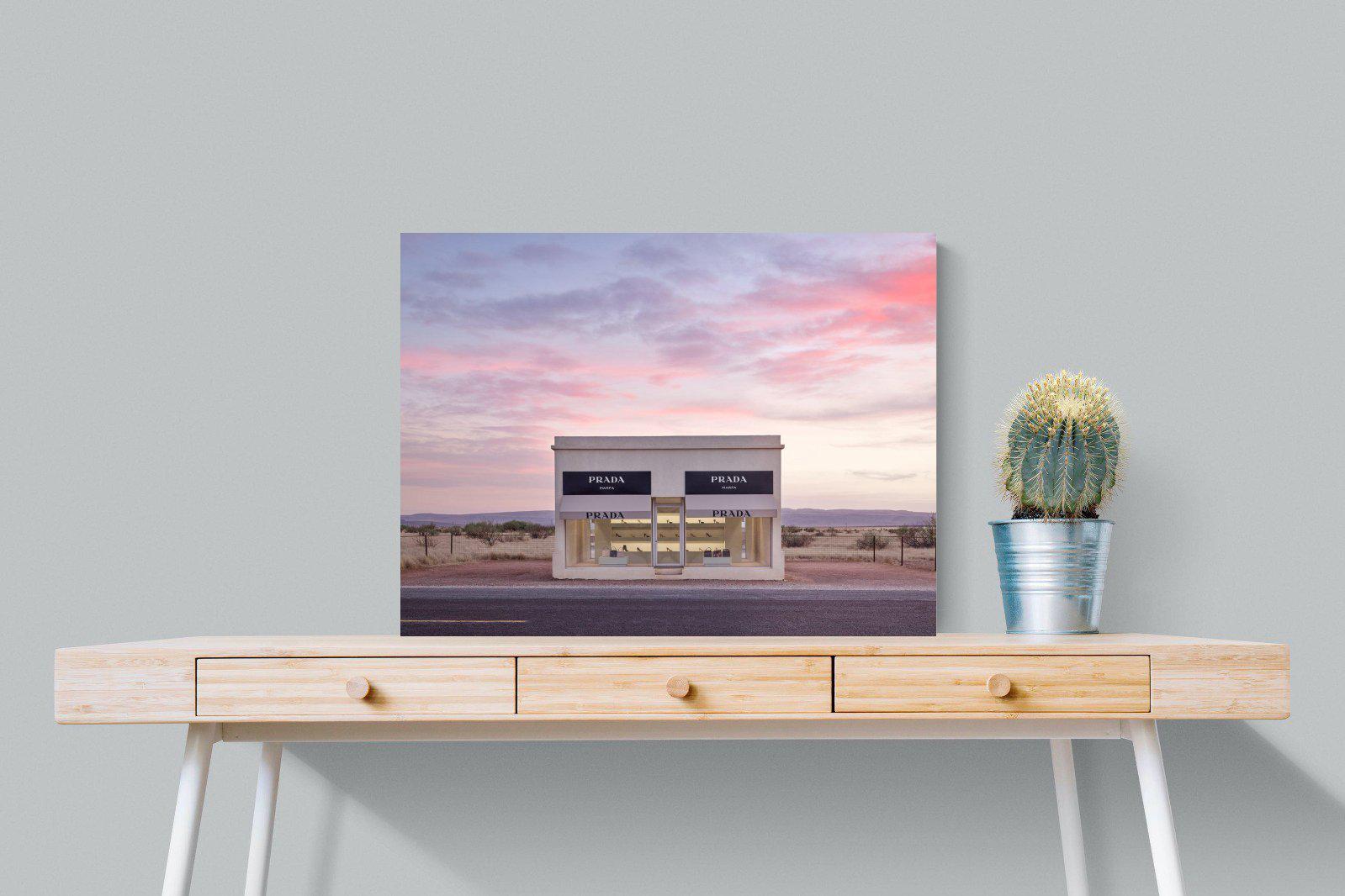 Prada Marfa-Wall_Art-80 x 60cm-Mounted Canvas-No Frame-Pixalot