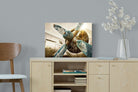 Propeller-Wall_Art-60 x 45cm-Mounted Canvas-No Frame-Pixalot