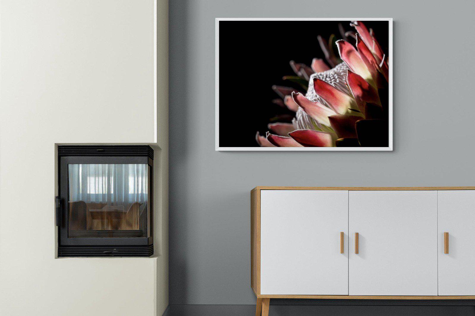 Protea-Wall_Art-100 x 75cm-Mounted Canvas-White-Pixalot