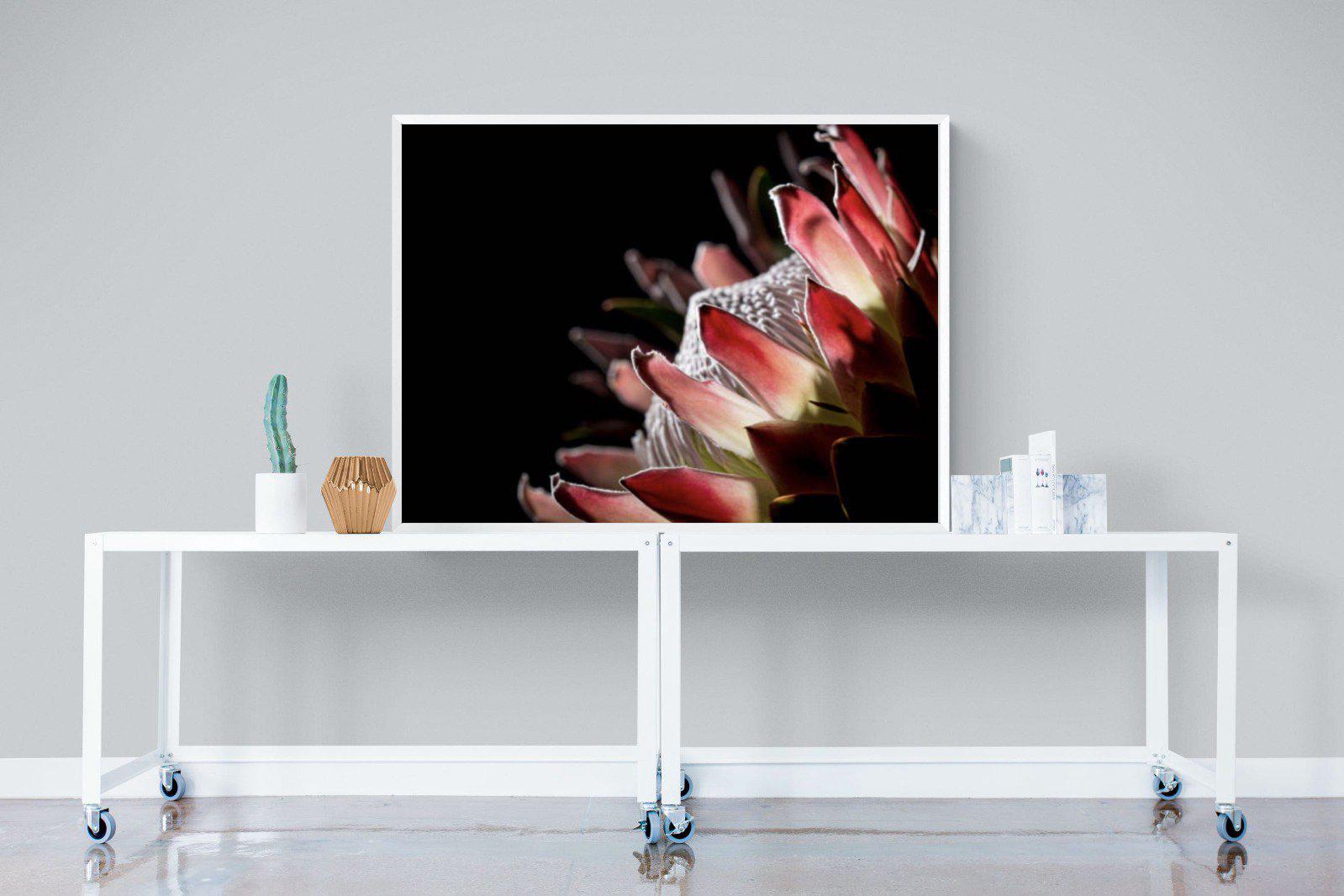 Protea-Wall_Art-120 x 90cm-Mounted Canvas-White-Pixalot