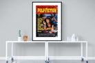Pulp Fiction-Wall_Art-90 x 120cm-Framed Print-Black-Pixalot