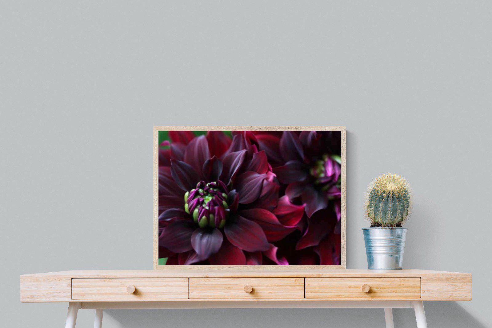 Purple Petals-Wall_Art-80 x 60cm-Mounted Canvas-Wood-Pixalot