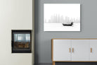 Qatar Junk-Wall_Art-100 x 75cm-Mounted Canvas-No Frame-Pixalot