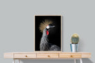 Queen Crane-Wall_Art-60 x 80cm-Mounted Canvas-Wood-Pixalot