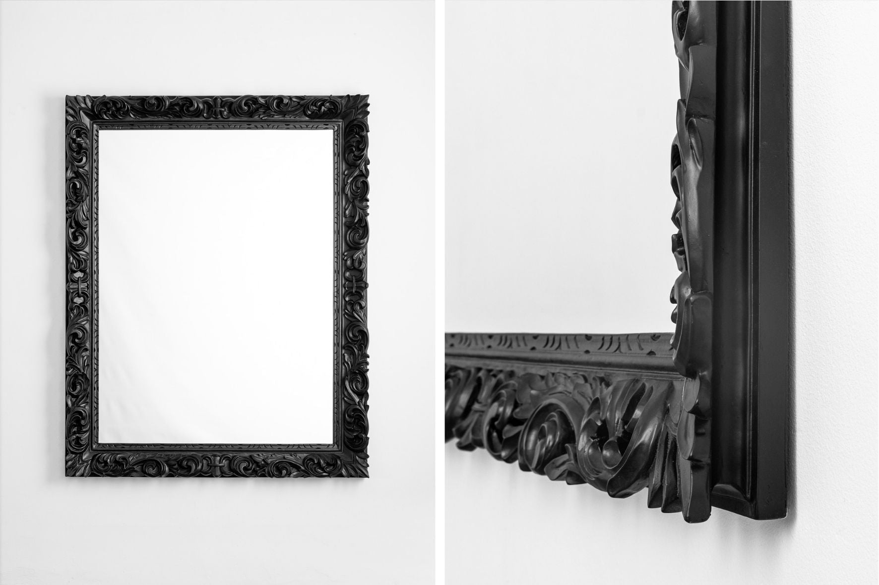 Queen Mirror-Wall_Art-Black-Pixalot