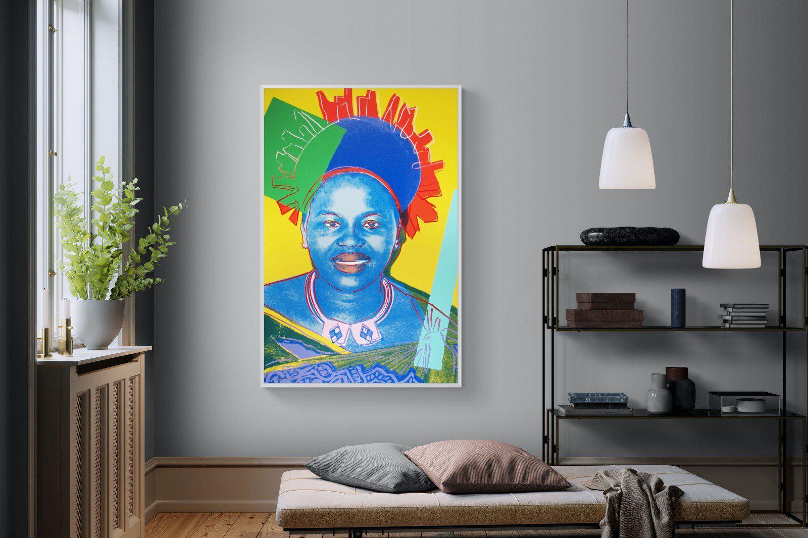 Queen Ntombi-Wall_Art-120 x 180cm-Mounted Canvas-White-Pixalot