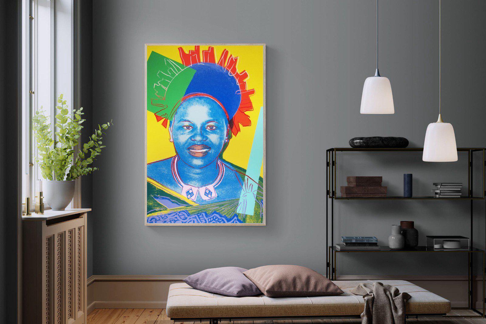 Queen Ntombi-Wall_Art-120 x 180cm-Mounted Canvas-Wood-Pixalot