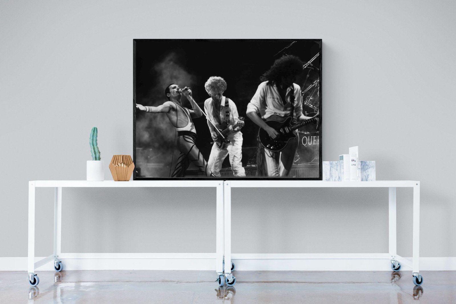 Queen-Wall_Art-120 x 90cm-Mounted Canvas-Black-Pixalot