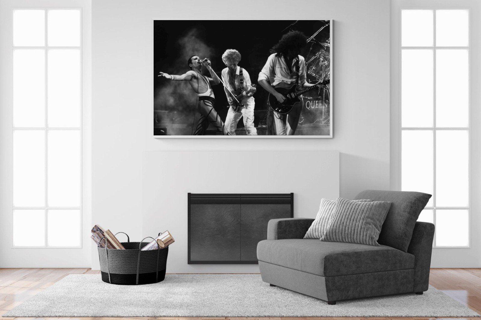 Queen-Wall_Art-150 x 100cm-Mounted Canvas-White-Pixalot