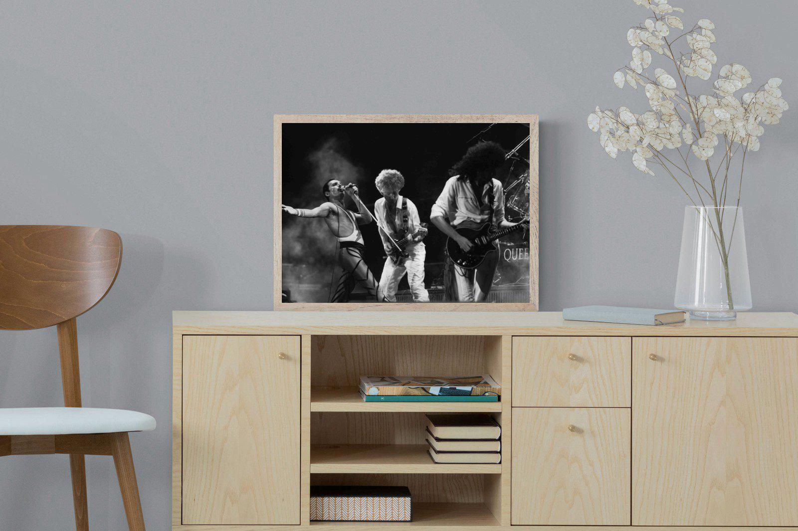 Queen-Wall_Art-60 x 45cm-Mounted Canvas-Wood-Pixalot