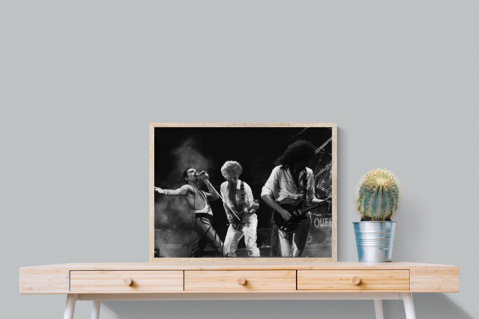 Queen-Wall_Art-80 x 60cm-Mounted Canvas-Wood-Pixalot