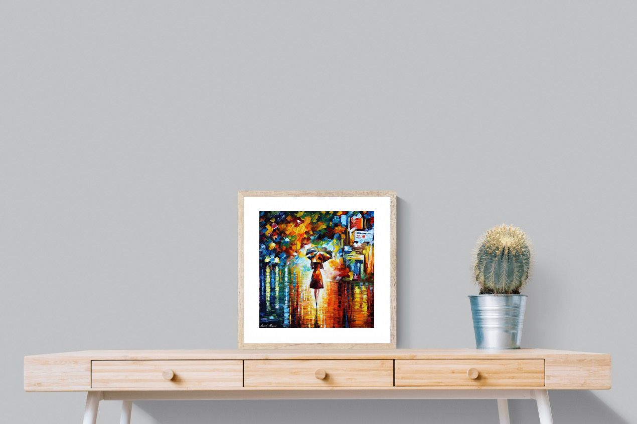 Rain Princess-Wall_Art-50 x 50cm-Framed Print-Wood-Pixalot