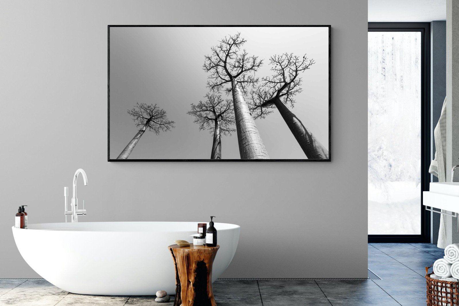 Reach Up-Wall_Art-180 x 110cm-Mounted Canvas-Black-Pixalot