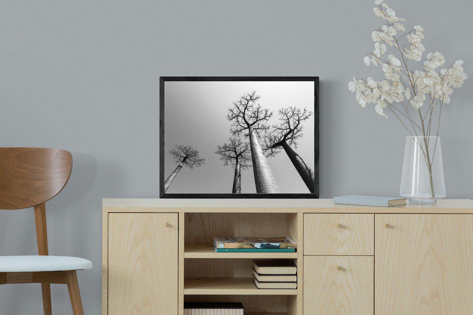 Reach Up-Wall_Art-60 x 45cm-Mounted Canvas-Black-Pixalot