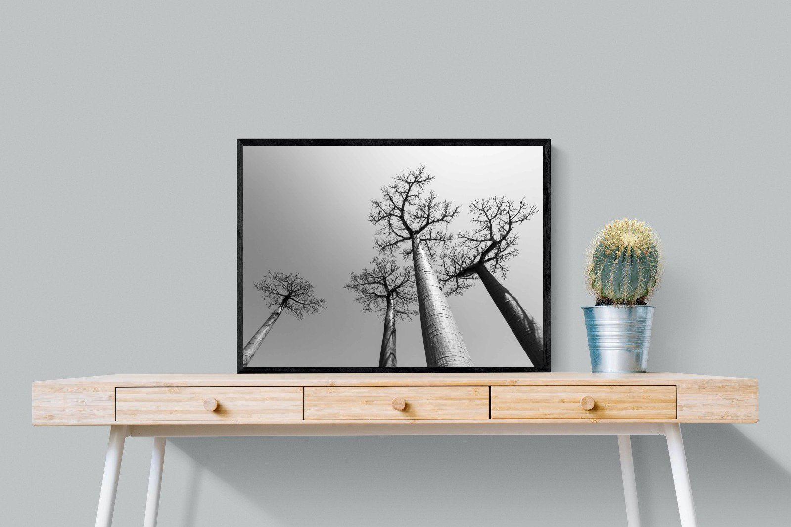 Reach Up-Wall_Art-80 x 60cm-Mounted Canvas-Black-Pixalot