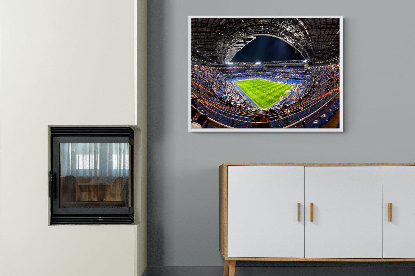 Real Madrid-Wall_Art-100 x 75cm-Mounted Canvas-White-Pixalot